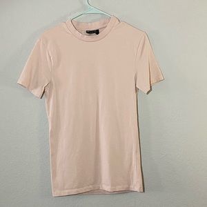 Asos Design Short Sleeve Blush Pink Athletic Women’s T-Shirt
